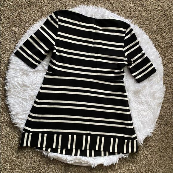 Isabella Oliver Maternity Top Striped Short Sleeve Womens Size Small - Picture 2 of 6